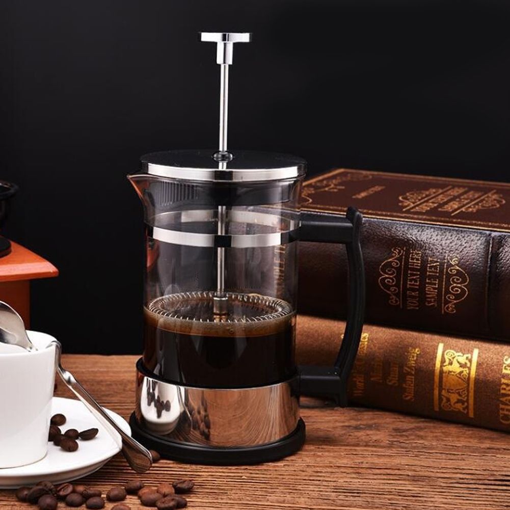 Stainless Steel Glass Coffee Pot French Press Filter Pot Household Tea Maker view 5