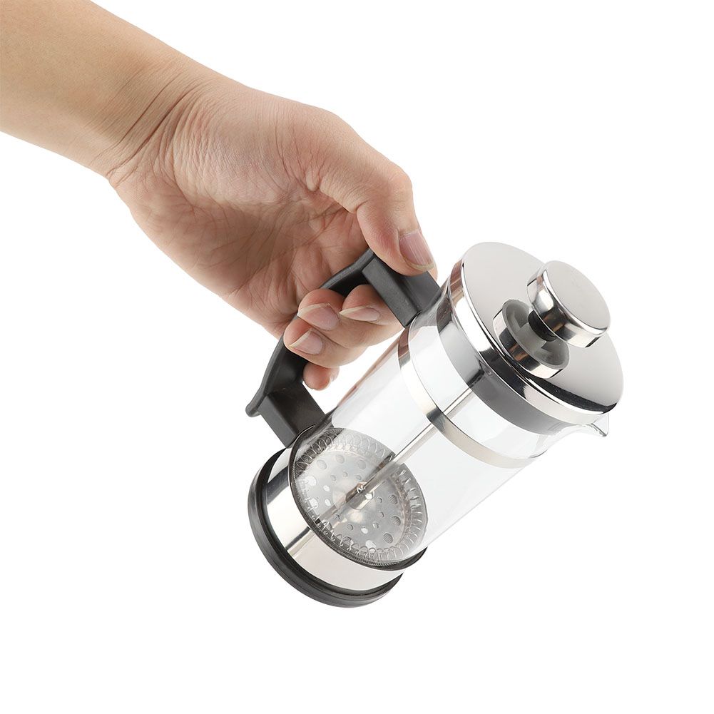 Stainless Steel Glass Coffee Pot French Press Filter Pot Household Tea Maker view 8