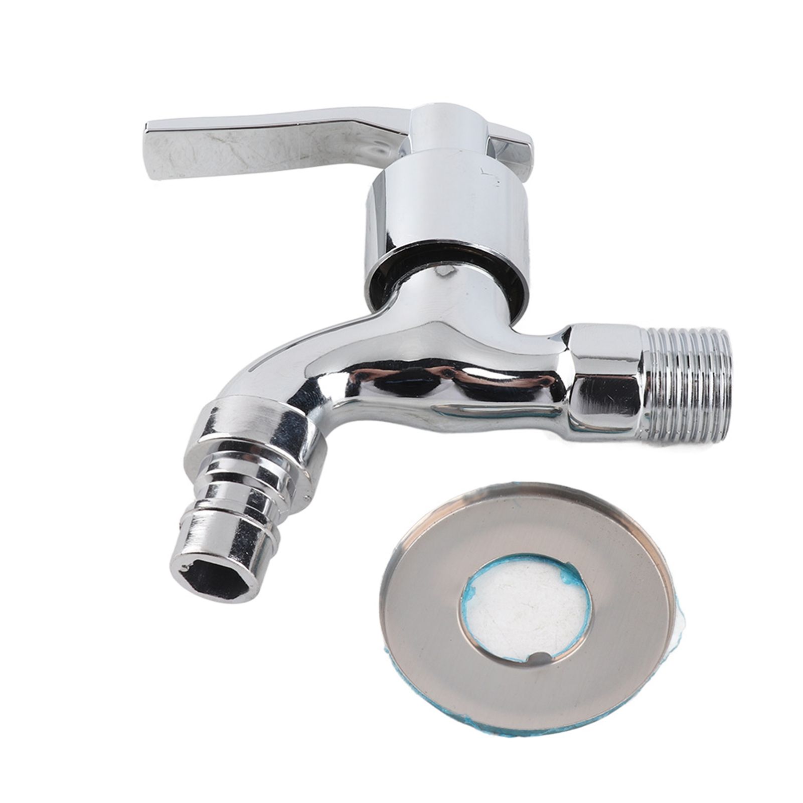 G1/2" Laundry Bathroom Washing Machine Wall Mounted Water Faucet Single Cold Tap view 2