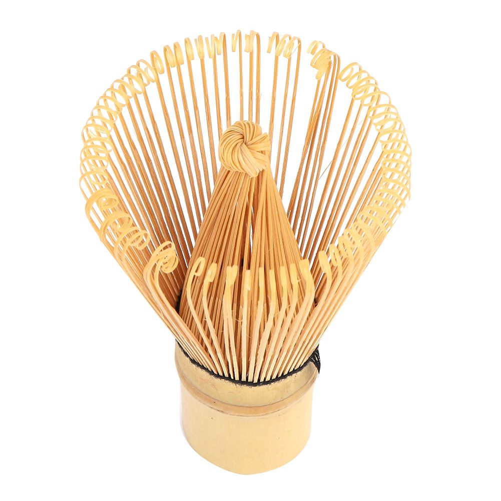 Bamboo Matcha Making Set Whisk Hooked Bamboo Scoop Chashaku Matcha Tea Whisk view 4
