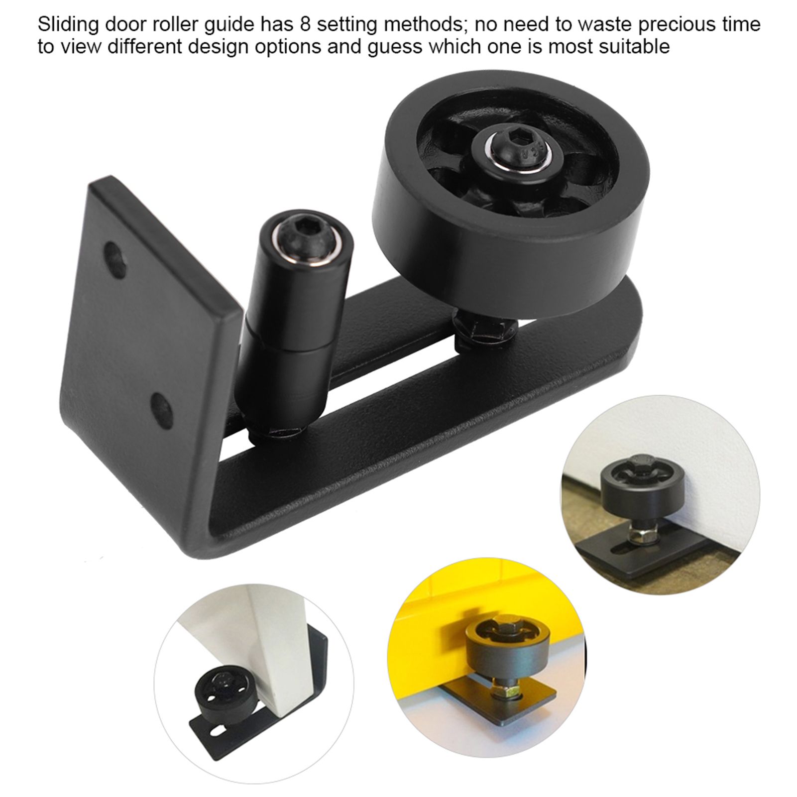 Adjustable Stay Roller Floor Guide Barn Door Floor Guide Stay Roller(Spraying view 7