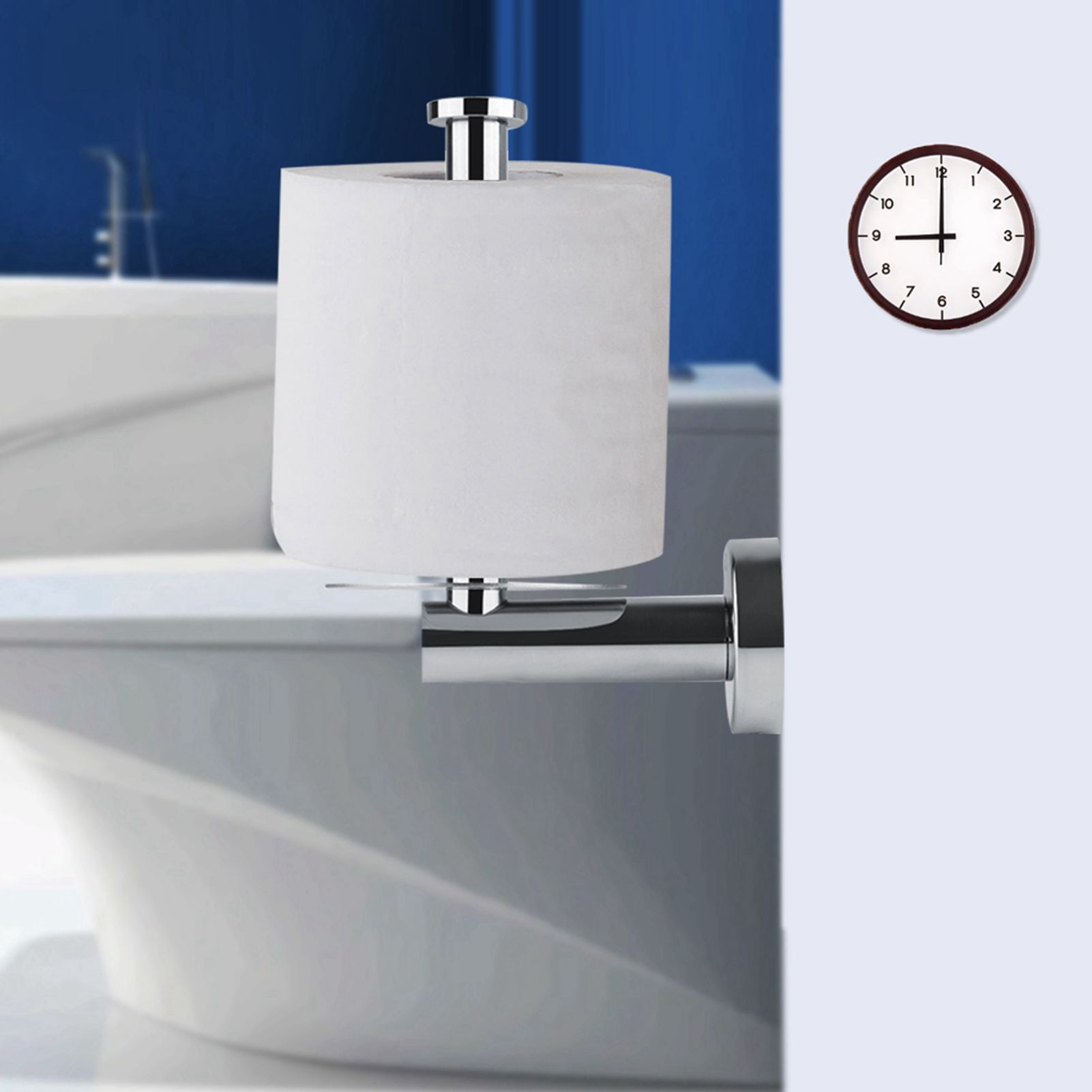 Wall Mount Stainless Steel Toilet Paper Holder Tissue Paper Dispenser view 4