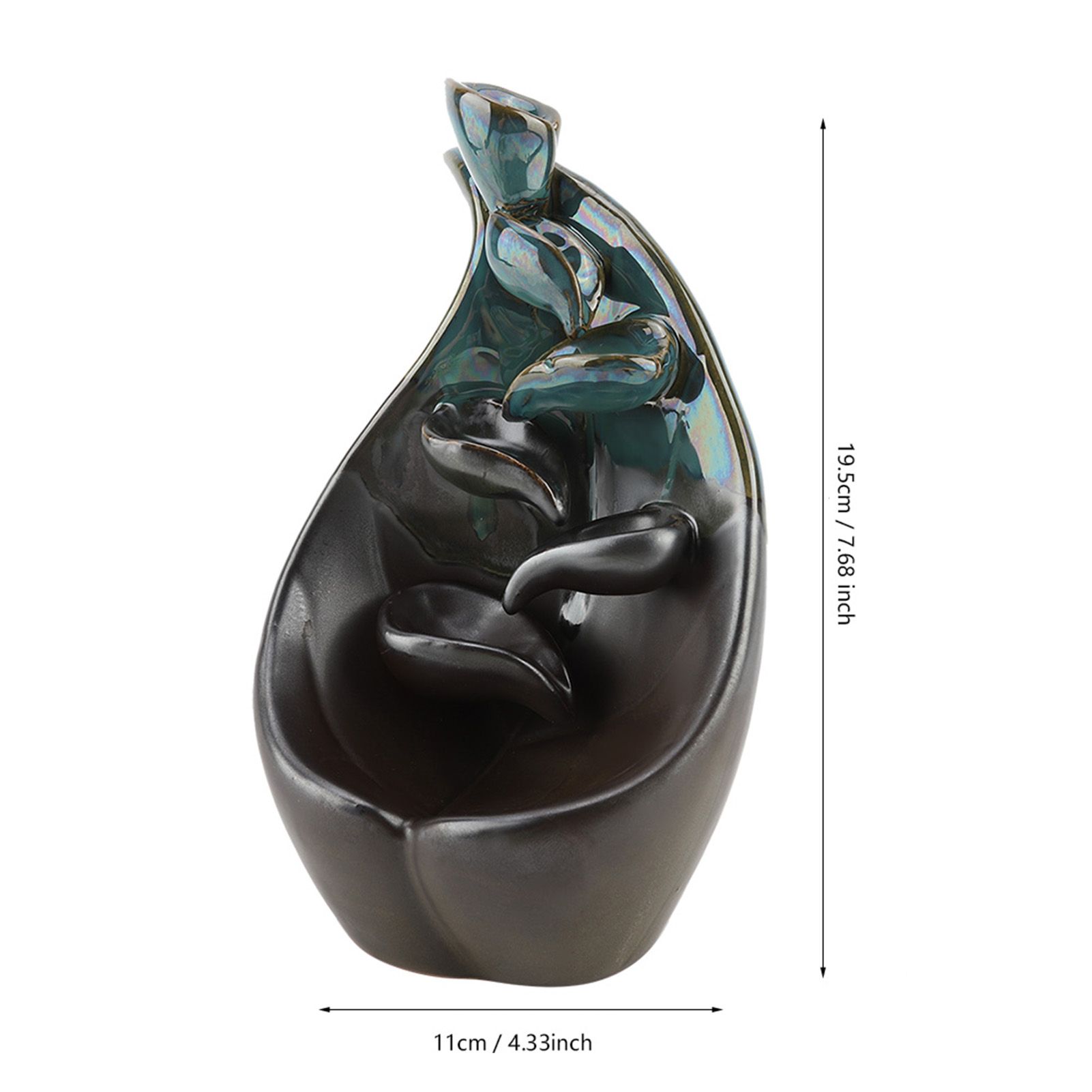 Ceramic Incense Holder Censer Smoke Backflow Incense Burner Decor Ornament view 9