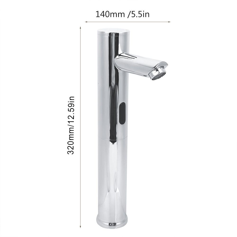 G1/2" Automatic Sensor Faucet Hands Free Bathroom Medical Sink Mixer Water Tap view 9