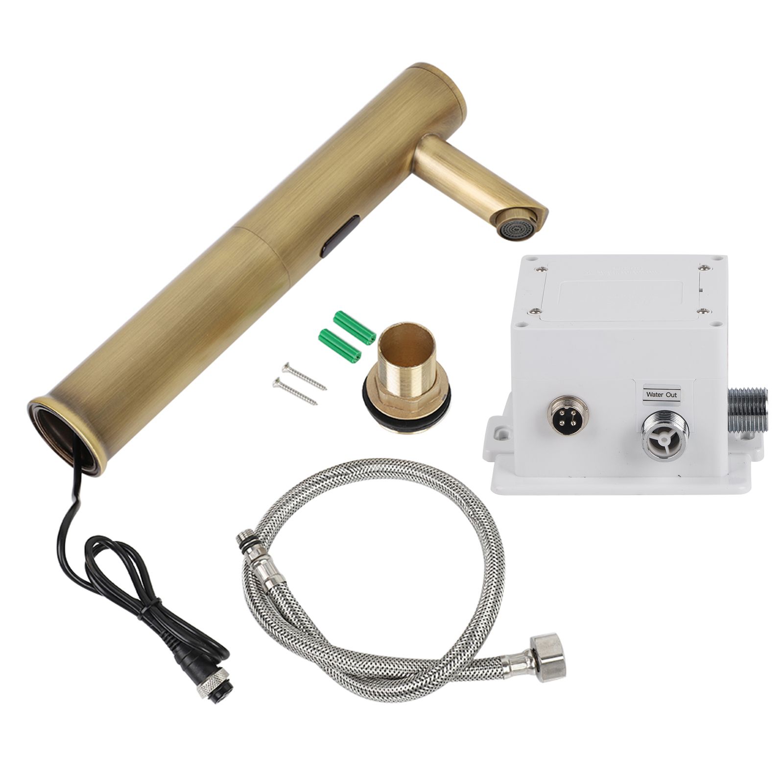 Automatic Sensor Bathroom Basin Hands Free Water Faucet Mixer Wash Basin Taps view 2