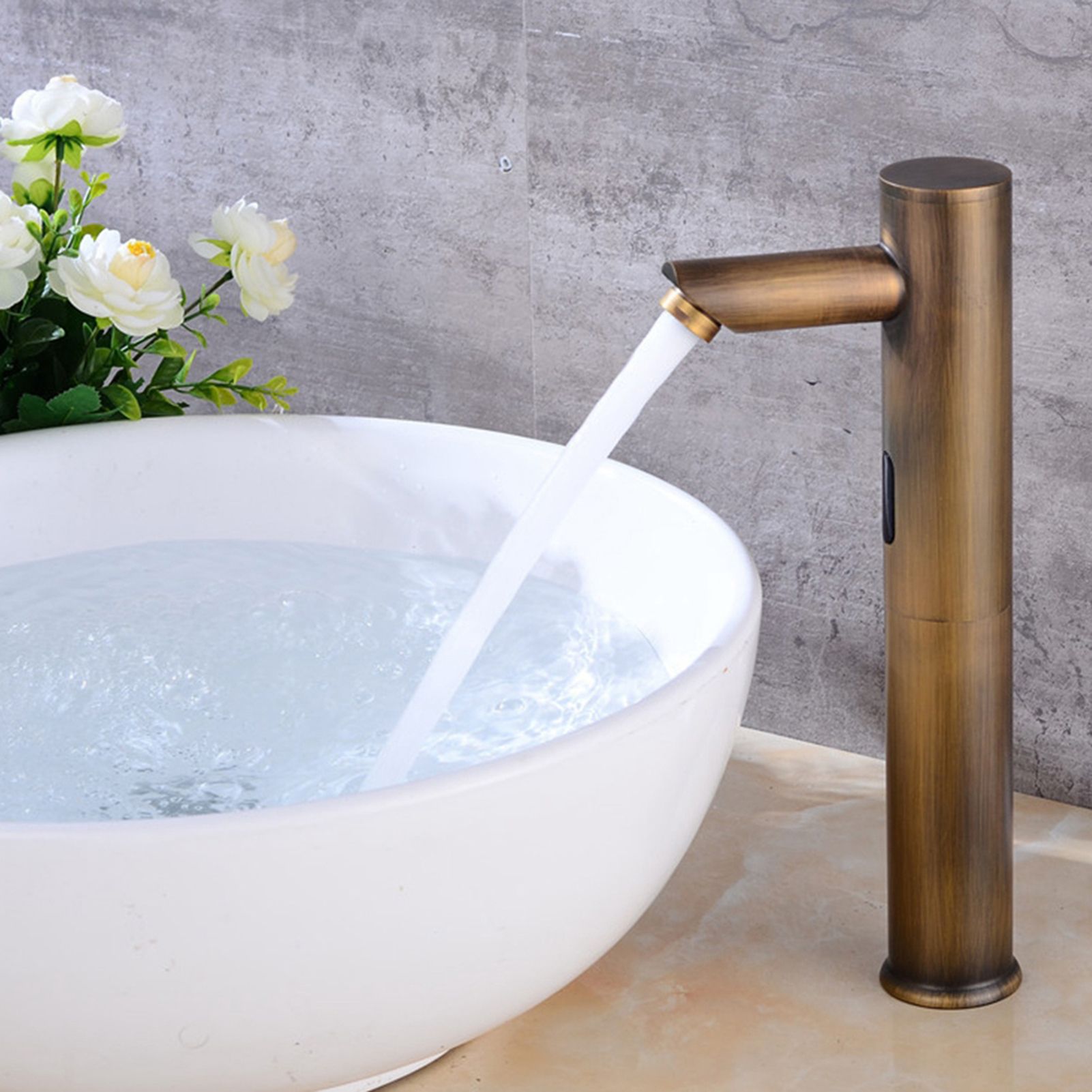 Automatic Sensor Bathroom Basin Hands Free Water Faucet Mixer Wash Basin Taps view 4