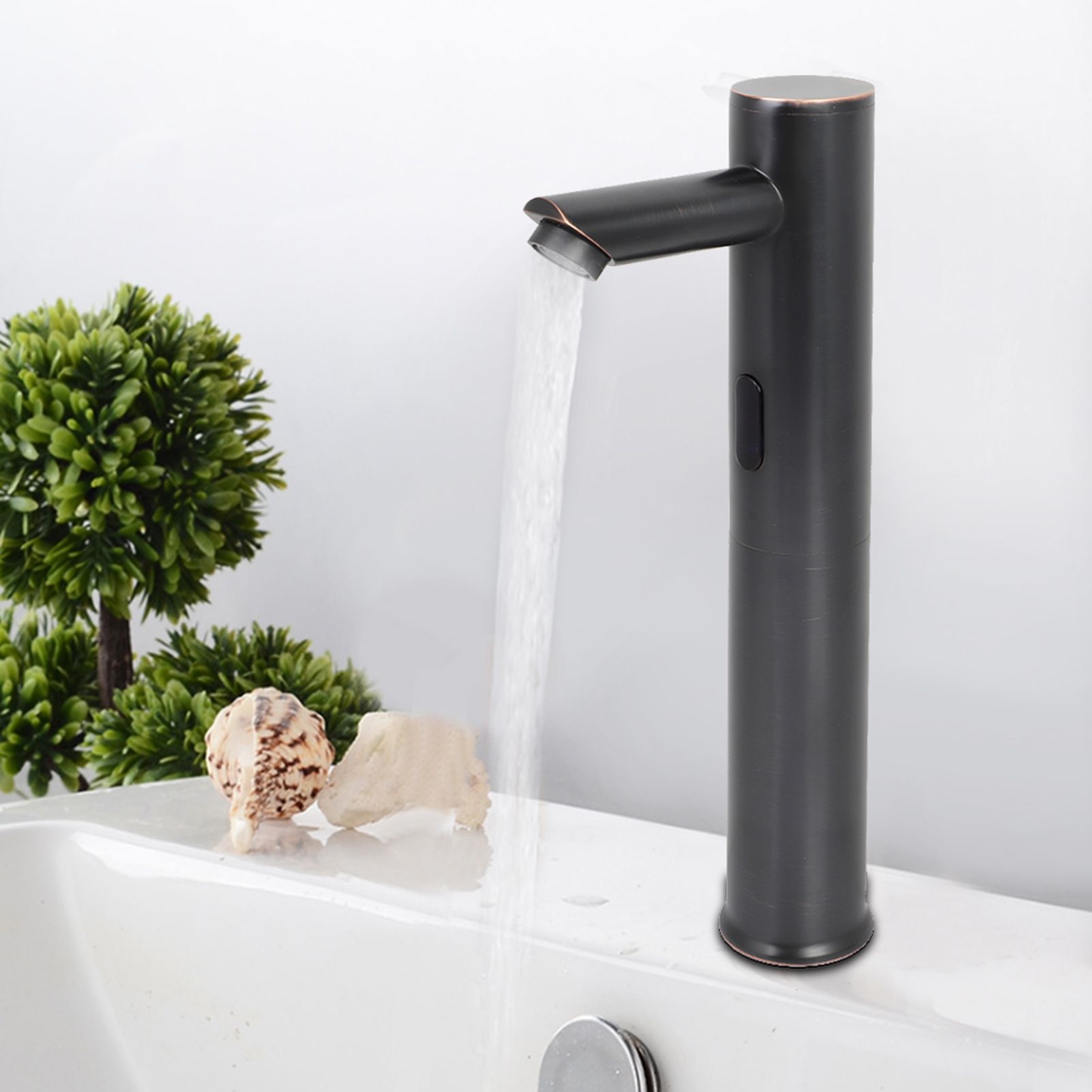 Automatic Sensor Bathroom Basin Hands Free Water Faucet Mixer Wash Basin Taps view 4