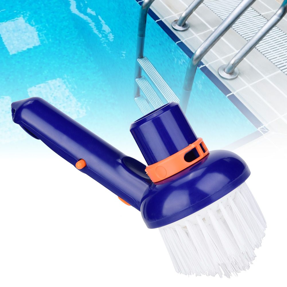 Swimming Pool Step & Corner Vacuum Brush Spas Hot Tubs Cleaning Brushes with view 4