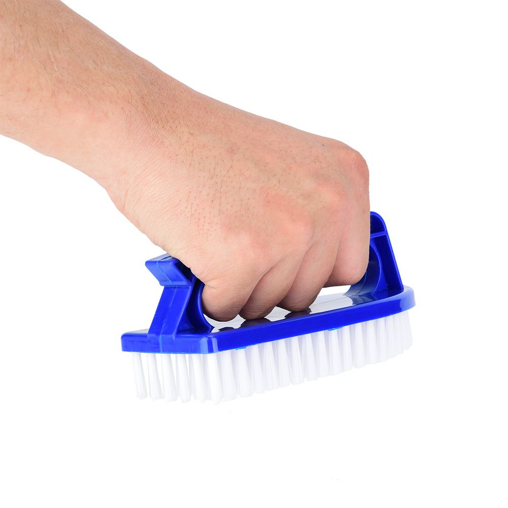 Swimming Pool Step Corner Brush Handheld Door Window Cleaning Tools with Fine view 7