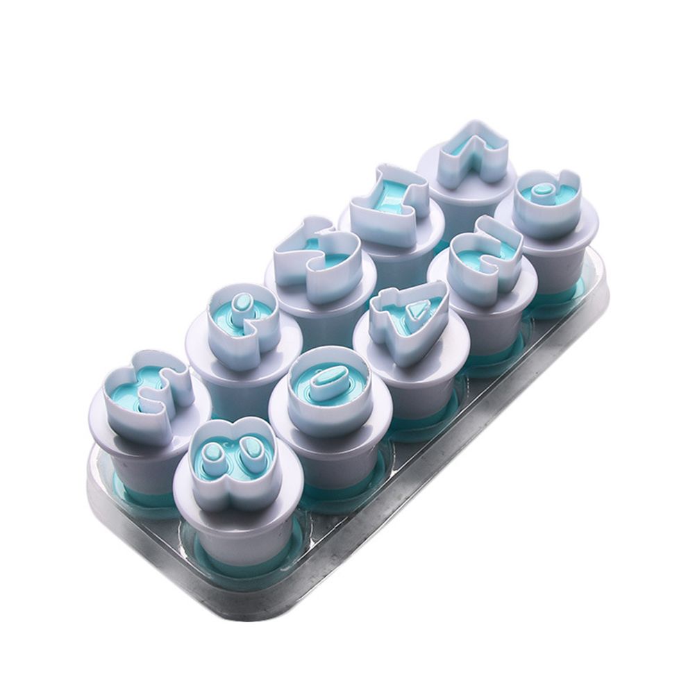 Food Grade Plastic Baking Mold Christmas Number Cake Biscuits Cookies Mould