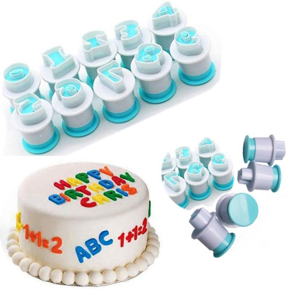 Food Grade Plastic Baking Mold Christmas Number Cake Biscuits Cookies Mould view 4