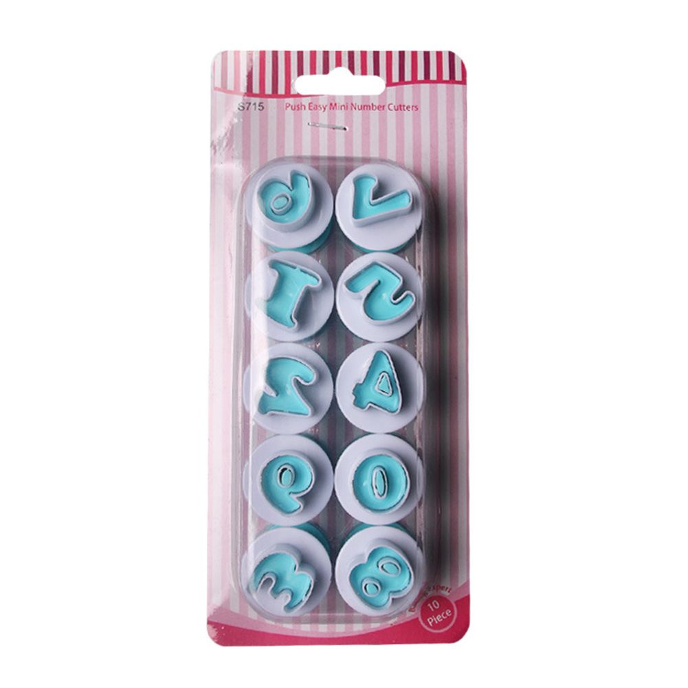 Food Grade Plastic Baking Mold Christmas Number Cake Biscuits Cookies Mould view 6