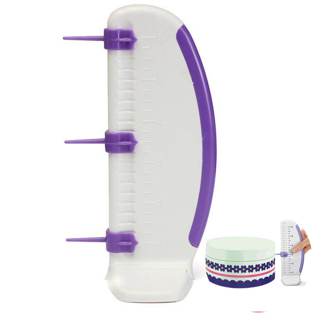 1PCS Plastic Cake Ruler Leveler Decorator Garland Border Accessory Baking