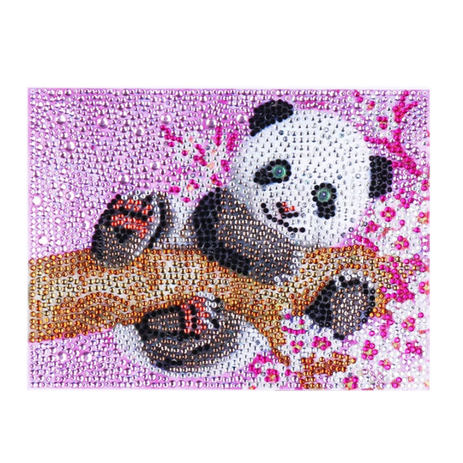 Full Drill Cute Panda Special Shaped Diamond Painting DIY Cross Stitch Decor