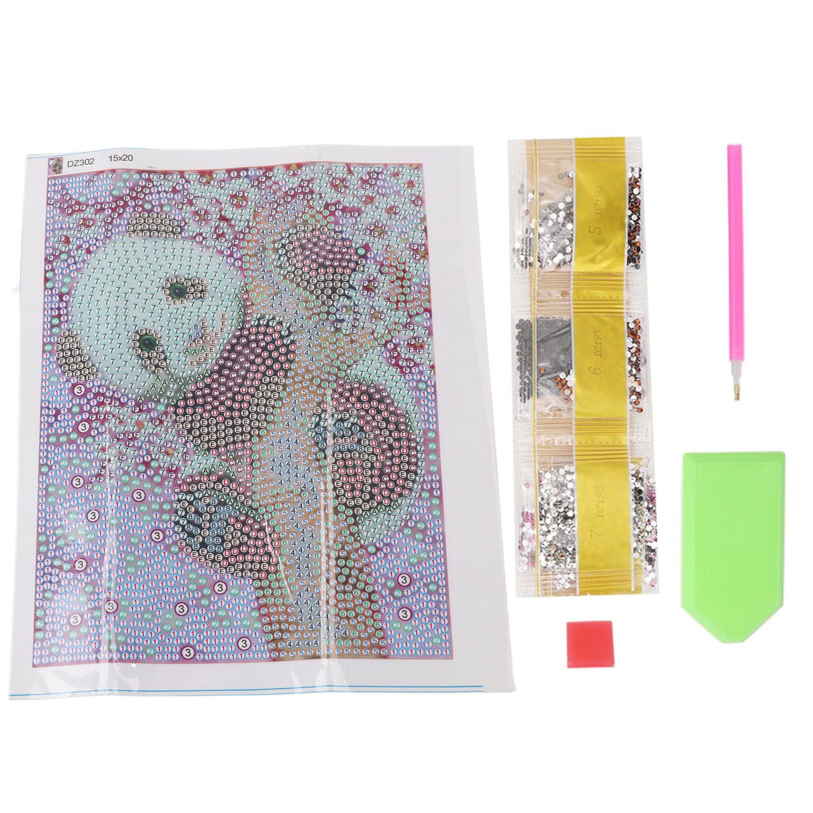 Full Drill Cute Panda Special Shaped Diamond Painting DIY Cross Stitch Decor view 2