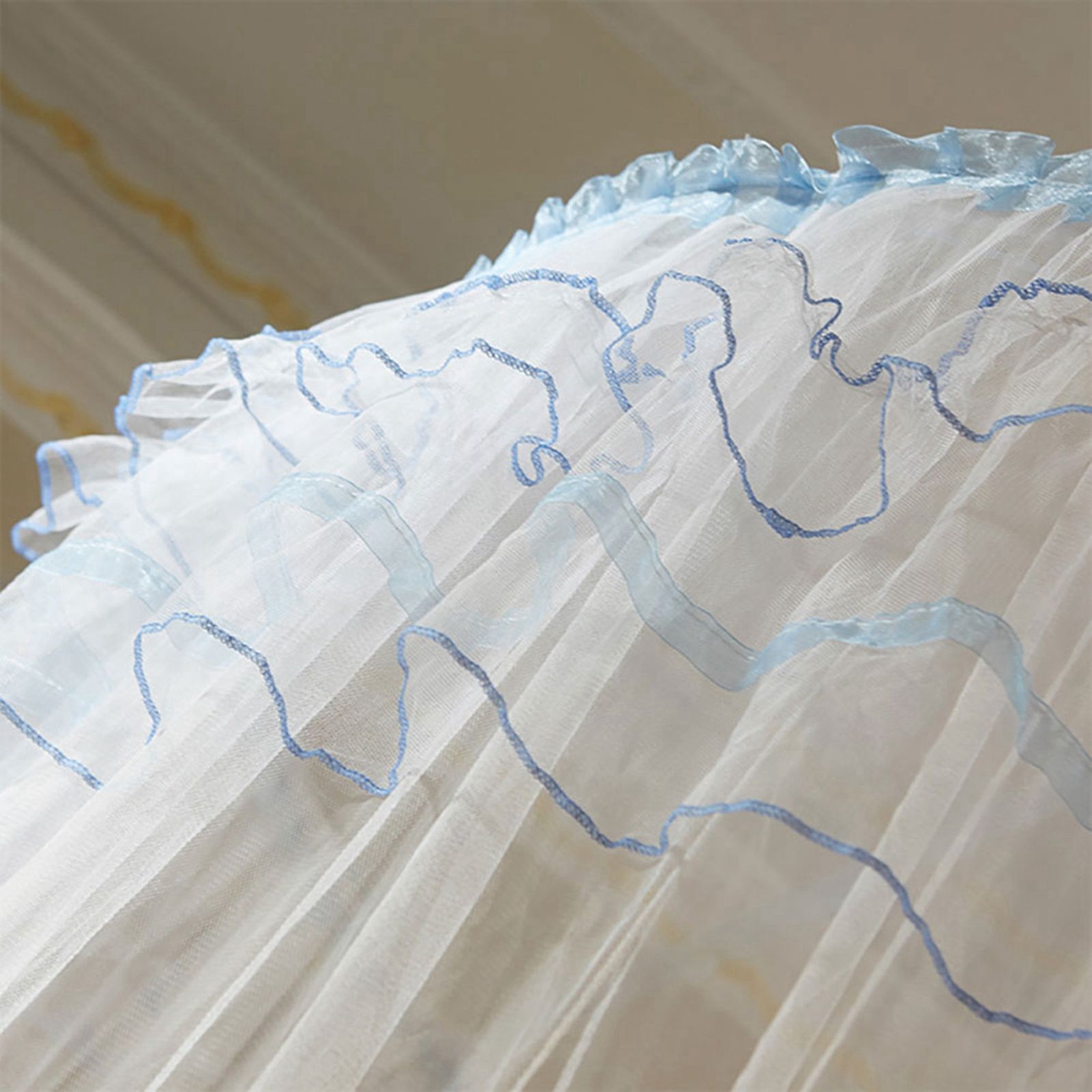 Breathable Round Canopy Lace Princess Style Mosquito Net Bed Curtain Netting view 7