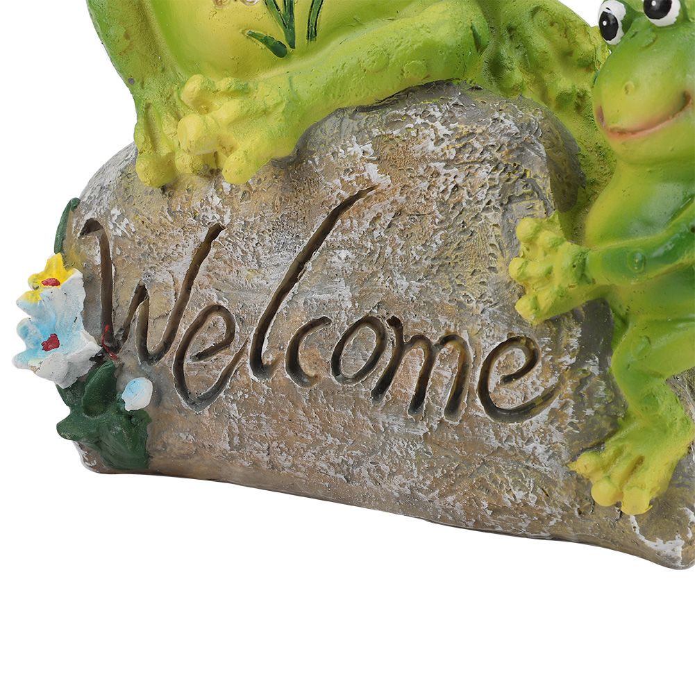Resin Animal Sitting on Stone Figurine Decoration Lawn Garden Courtyard Ornaments view 11