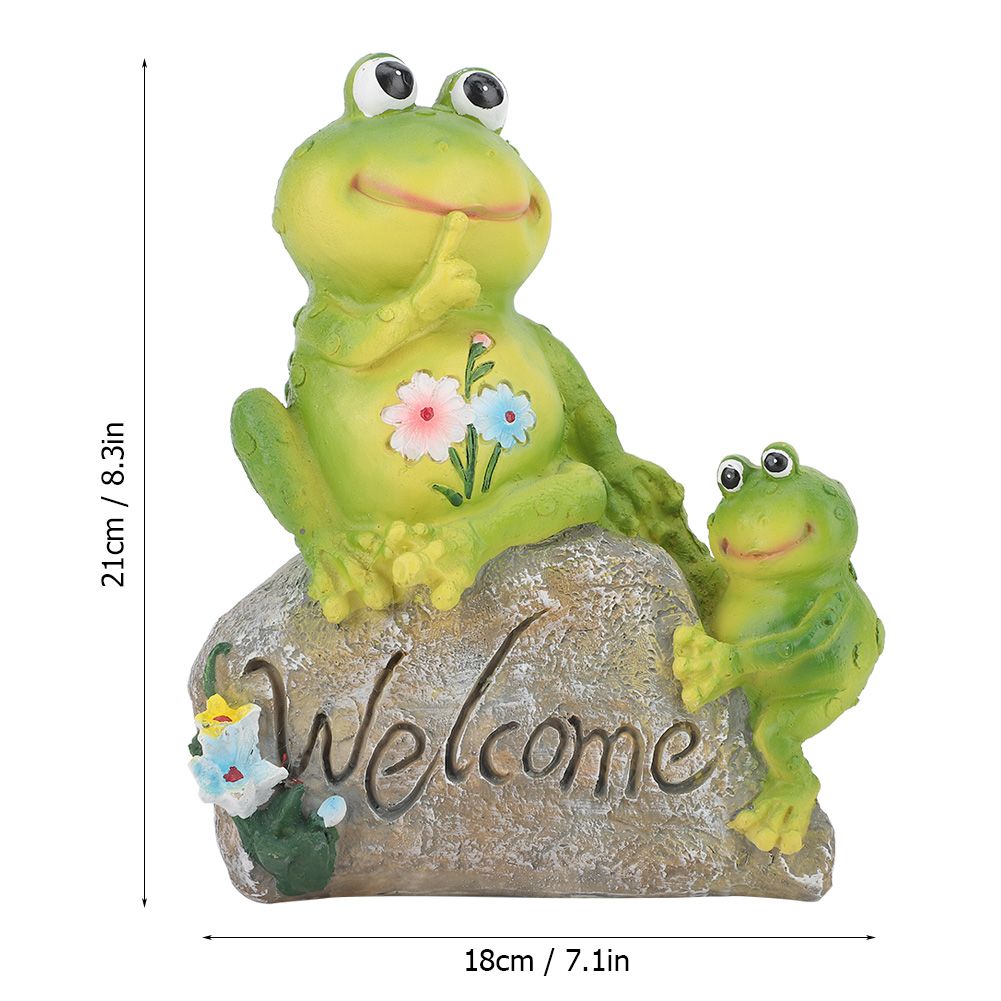 Resin Animal Sitting on Stone Figurine Decoration Lawn Garden Courtyard Ornaments view 12