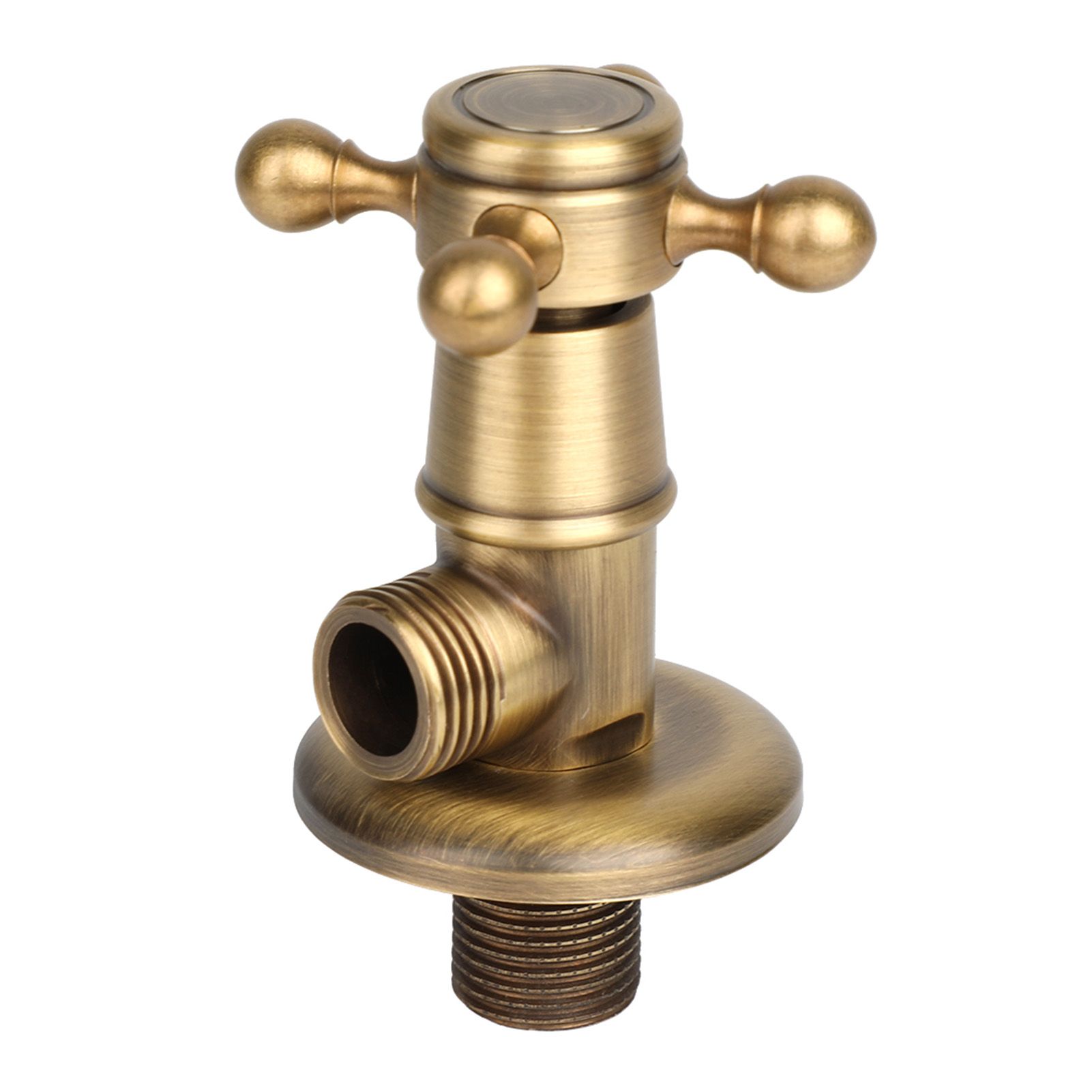 European Hardware Bathroom Brass Triangle Valve Antique Angle Valve view 2