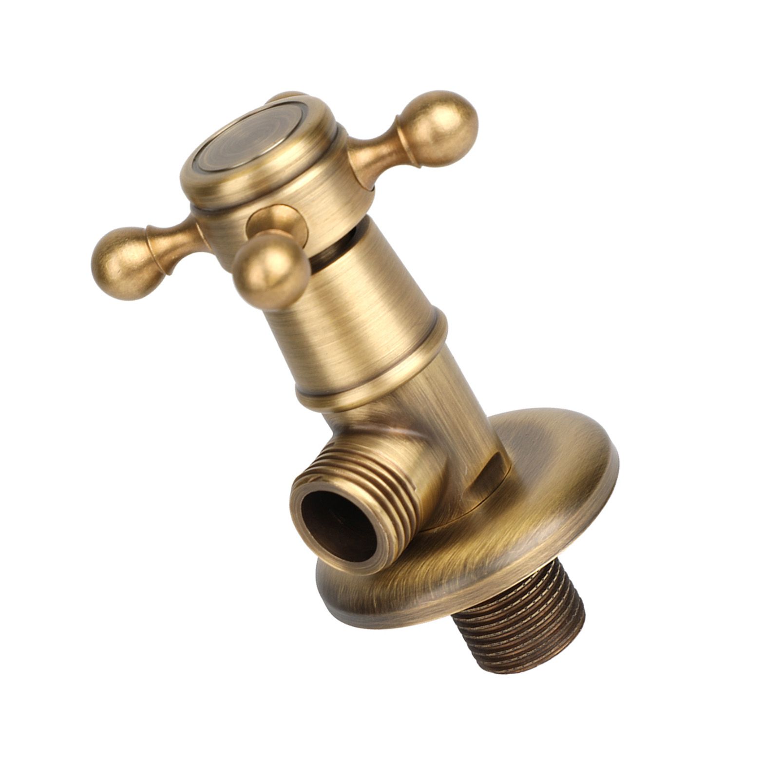 European Hardware Bathroom Brass Triangle Valve Antique Angle Valve view 4