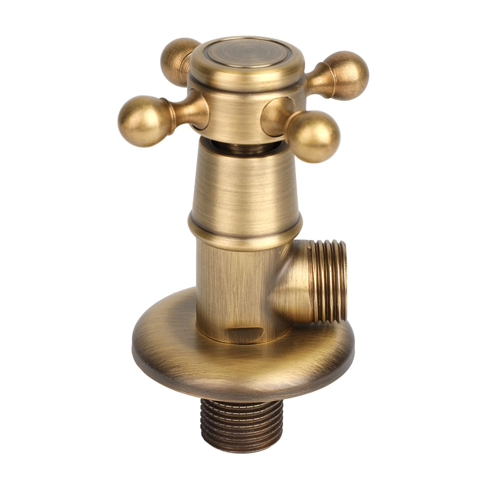 European Hardware Bathroom Brass Triangle Valve Antique Angle Valve view 6