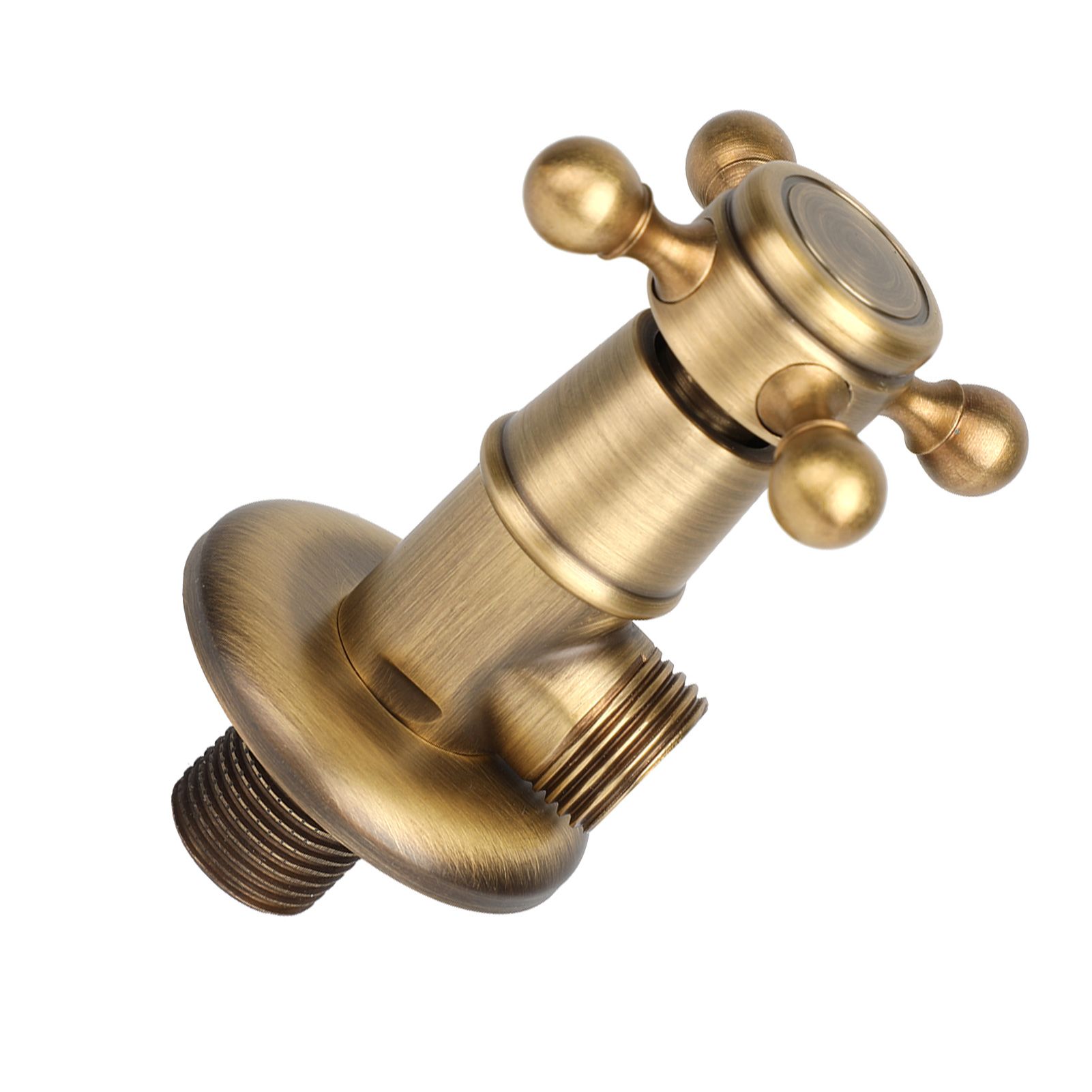 European Hardware Bathroom Brass Triangle Valve Antique Angle Valve view 7