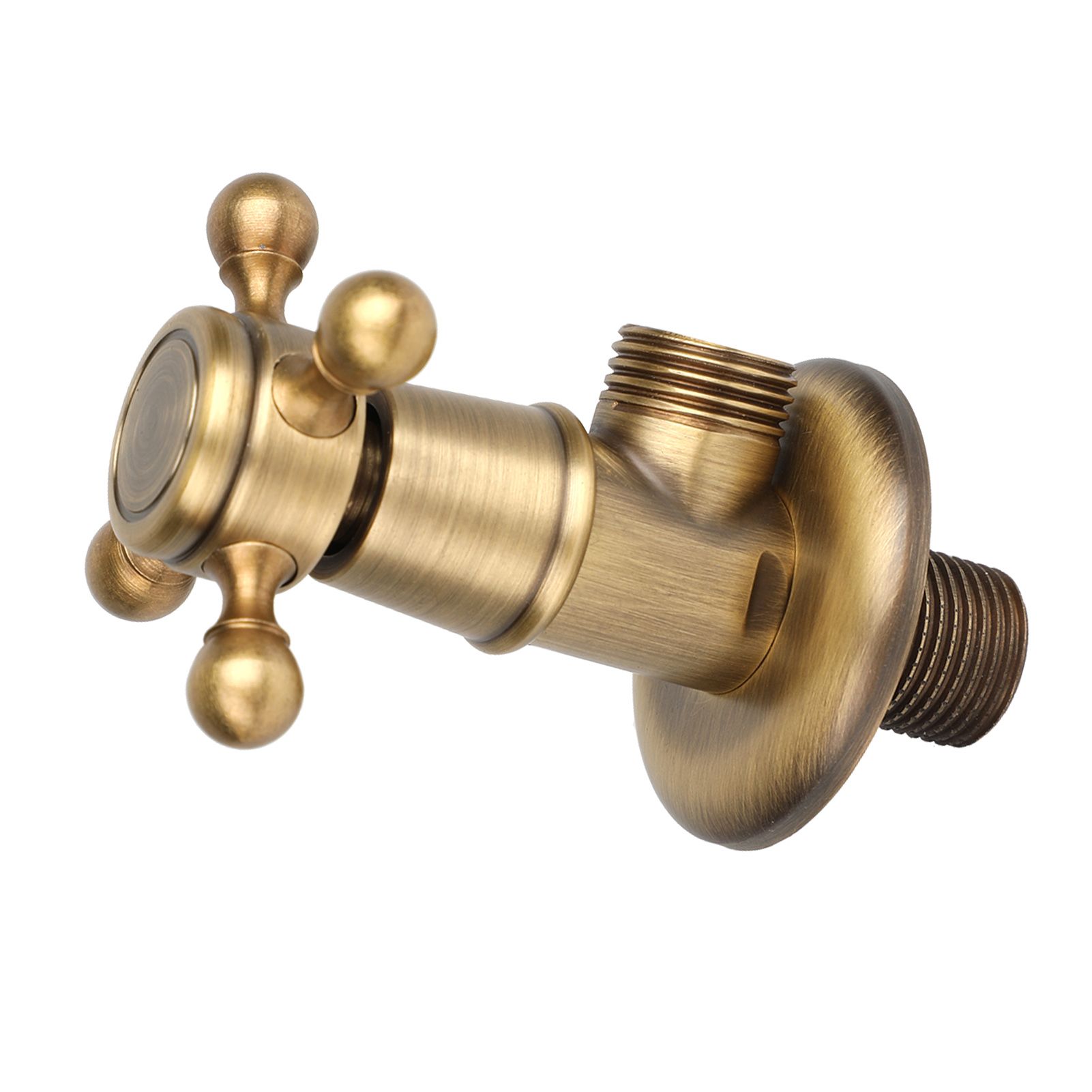 European Hardware Bathroom Brass Triangle Valve Antique Angle Valve view 8