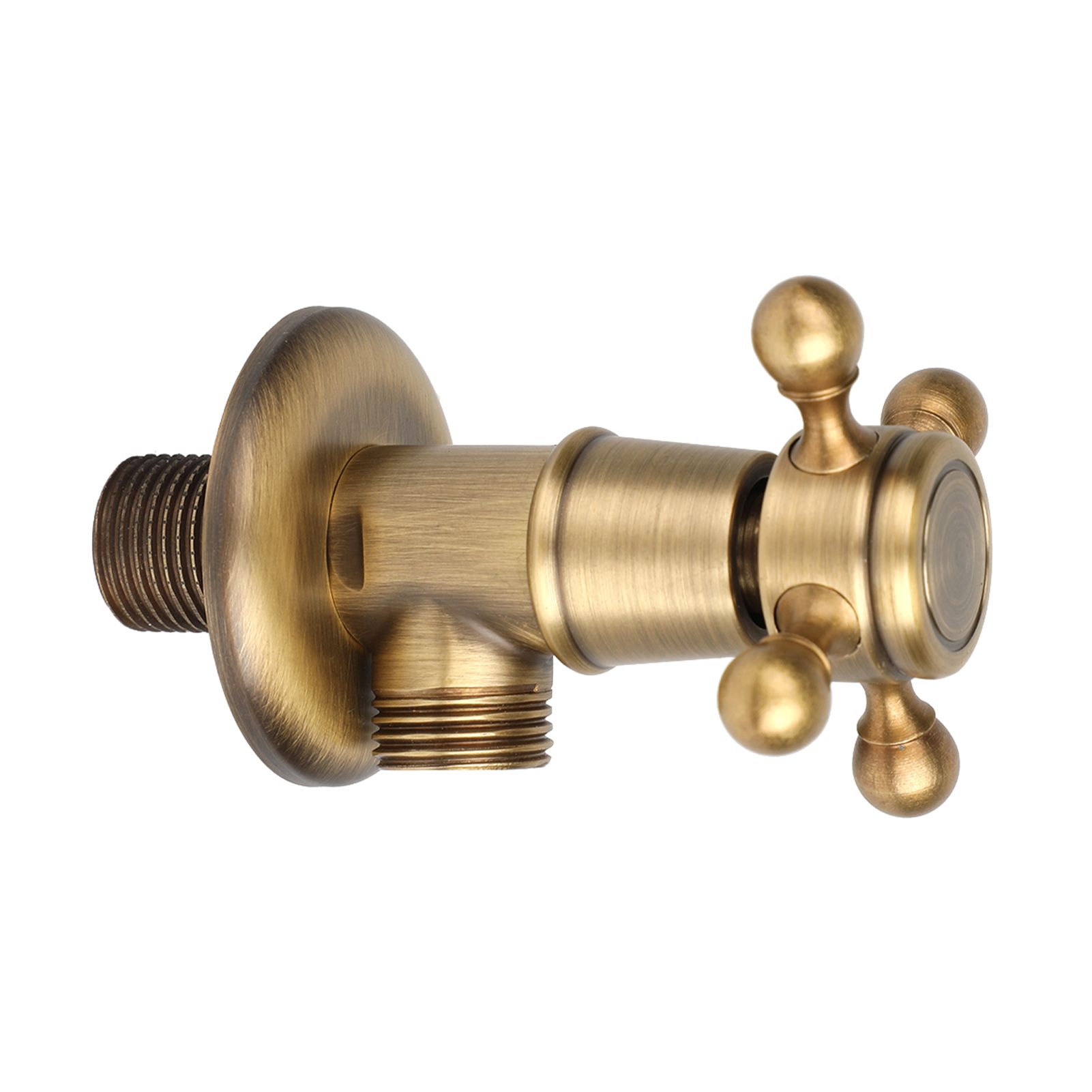 European Hardware Bathroom Brass Triangle Valve Antique Angle Valve view 9