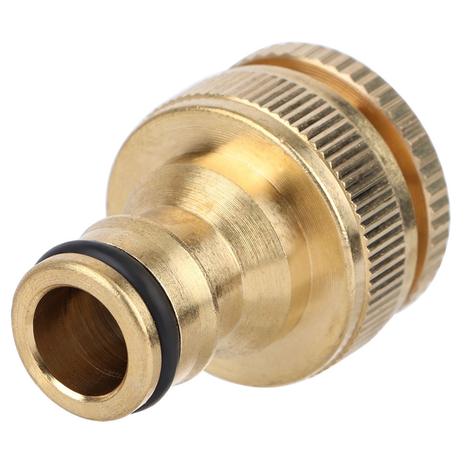 3/4 Brass Quick Connection Hose Connector Water Pipe Adapter for Home Garden view 2