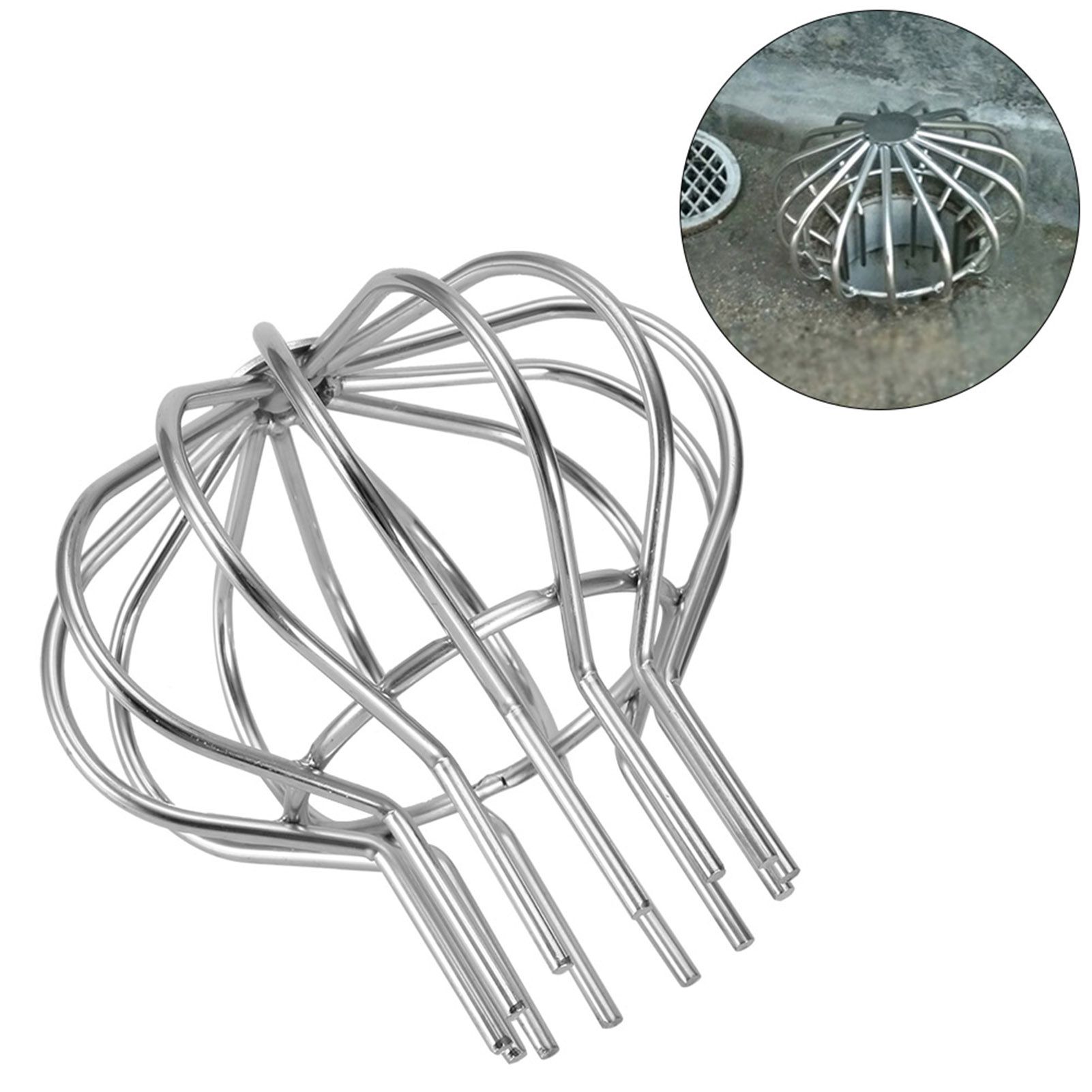 Stainless Steel Roof Drain Pipe Antiblocking Floor Drain for Indoor Yard view 3