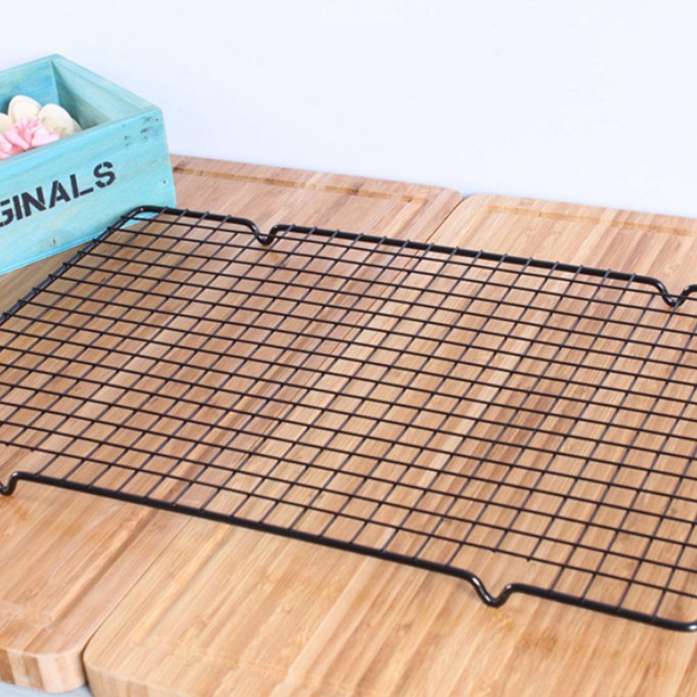 Nonstick Rectangle DIY Cake Baking Cooling Tray Net Bread Holder Baking Tool