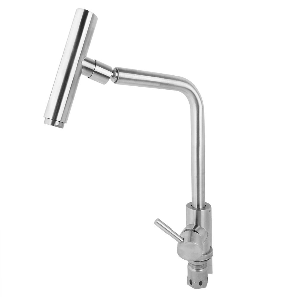 304 Stainless Steel Hot&cold Water Kitchen Faucet 360 Degree Swivel Kitchen view 6