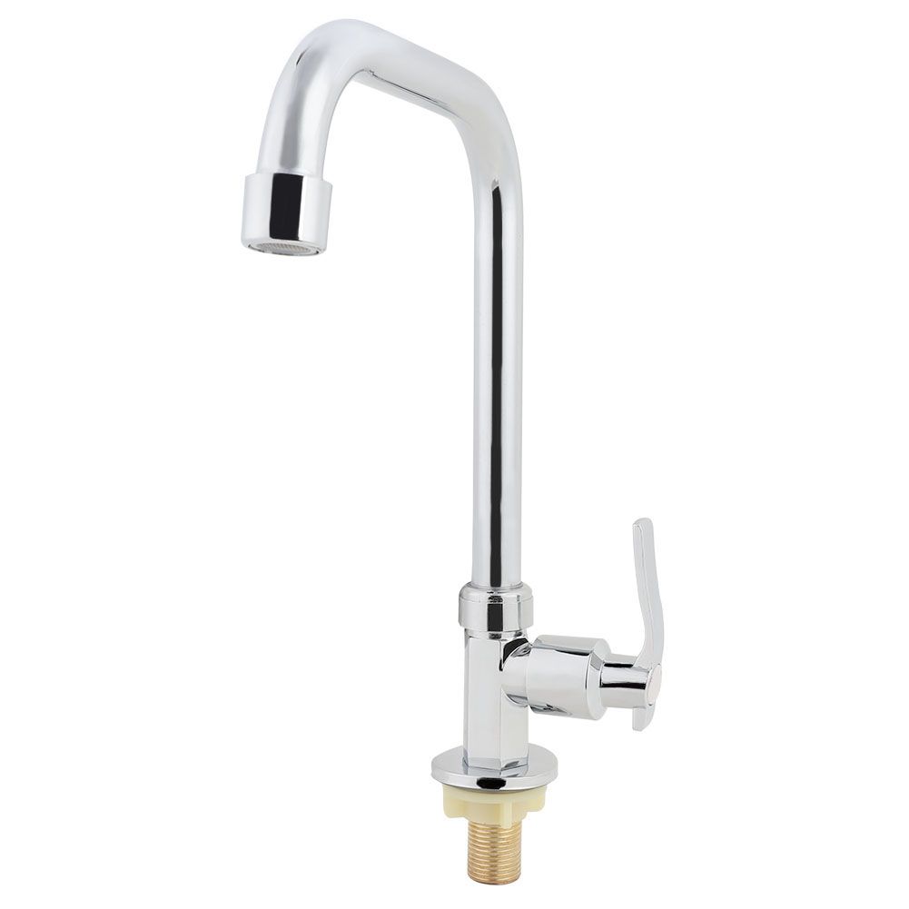 G1/2" Brushed Alloy Cold Water Kitchen Faucet Kitchen Sink Basin Taps view 8