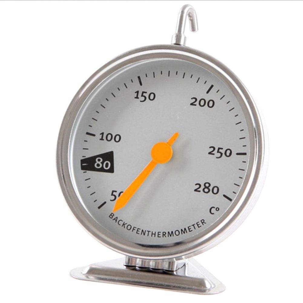Stainless Steel Oven Thermometer Stand Up Dial Kitchen Baking Tool 50-280 view 2