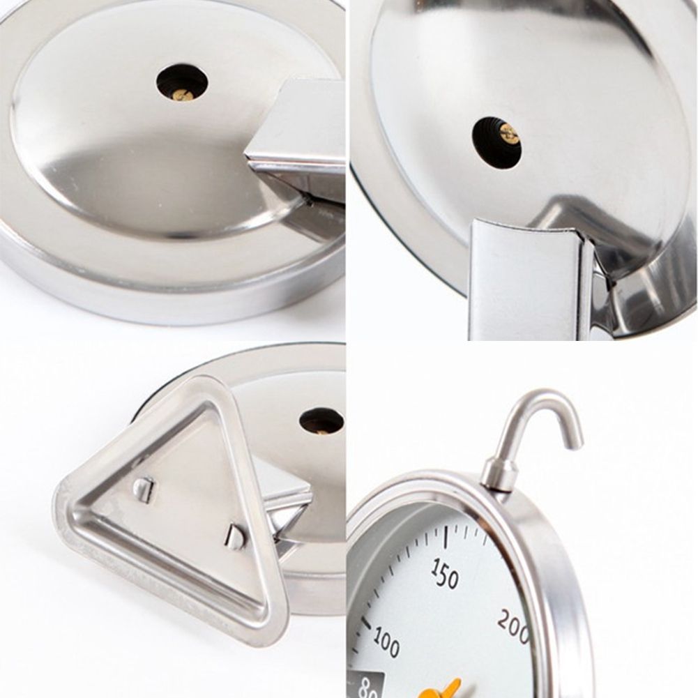 Stainless Steel Oven Thermometer Stand Up Dial Kitchen Baking Tool 50-280 view 4
