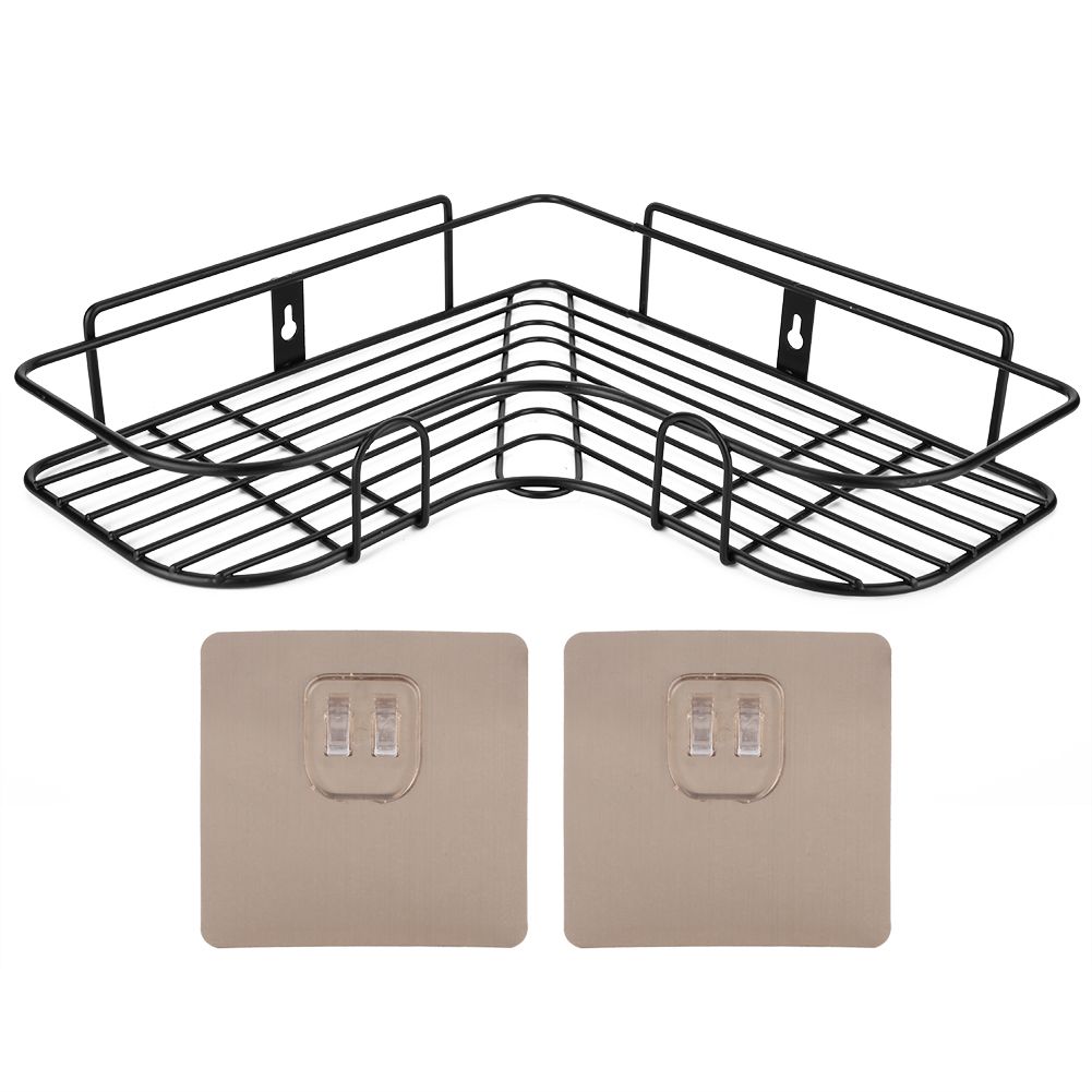Corner Storage Organizing Stand Shelf for Bathroom Toiletry Storage No Drilling view 2