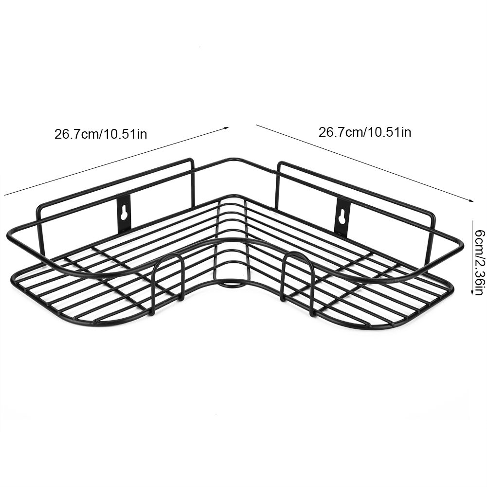 Corner Storage Organizing Stand Shelf for Bathroom Toiletry Storage No Drilling view 7