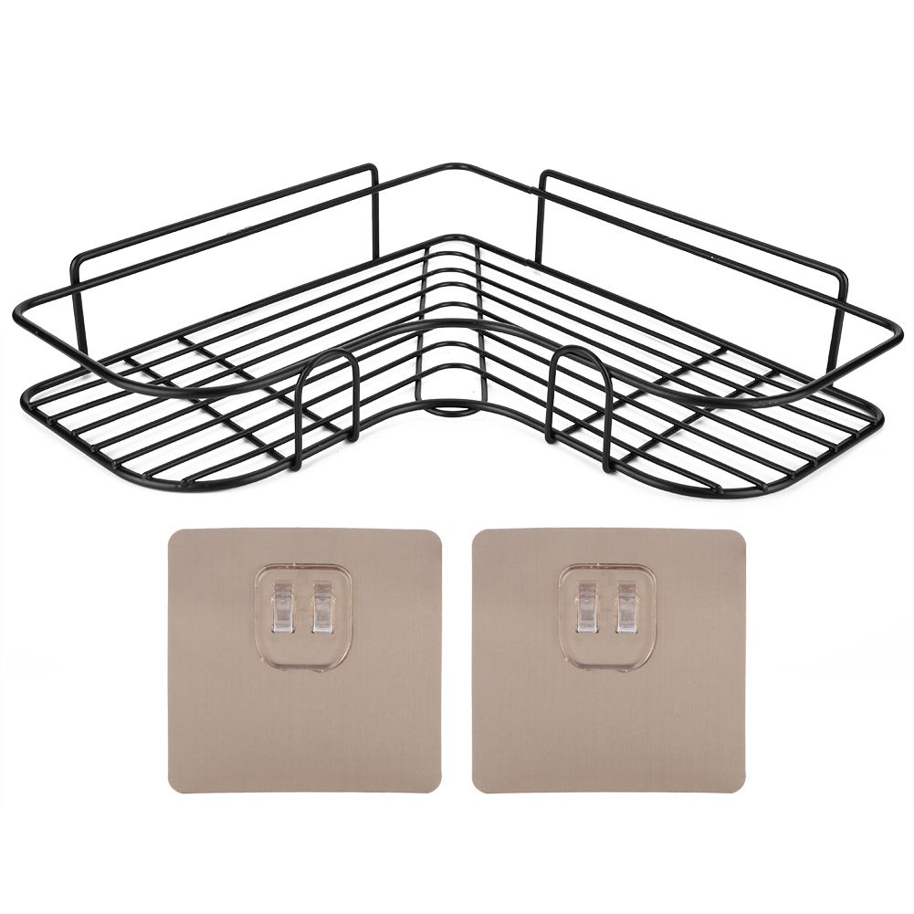 Corner Storage Organizing Stand Shelf for Bathroom Toiletry Storage No Drilling view 12