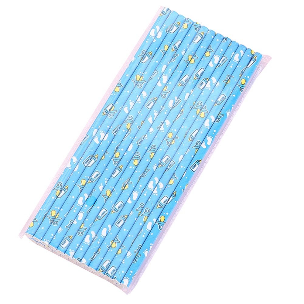25pcs Drinks Straws Appease Nipple Feeding Bottle Birthday Party Drinks With view 2