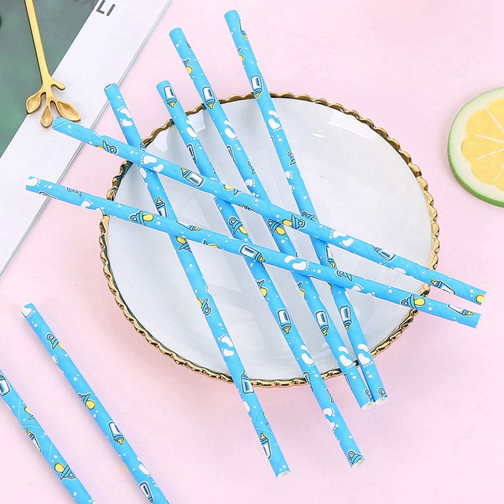 25pcs Drinks Straws Appease Nipple Feeding Bottle Birthday Party Drinks With view 5