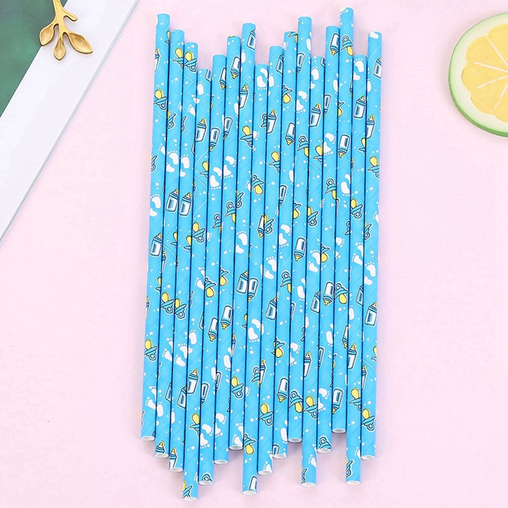 25pcs Drinks Straws Appease Nipple Feeding Bottle Birthday Party Drinks With view 6