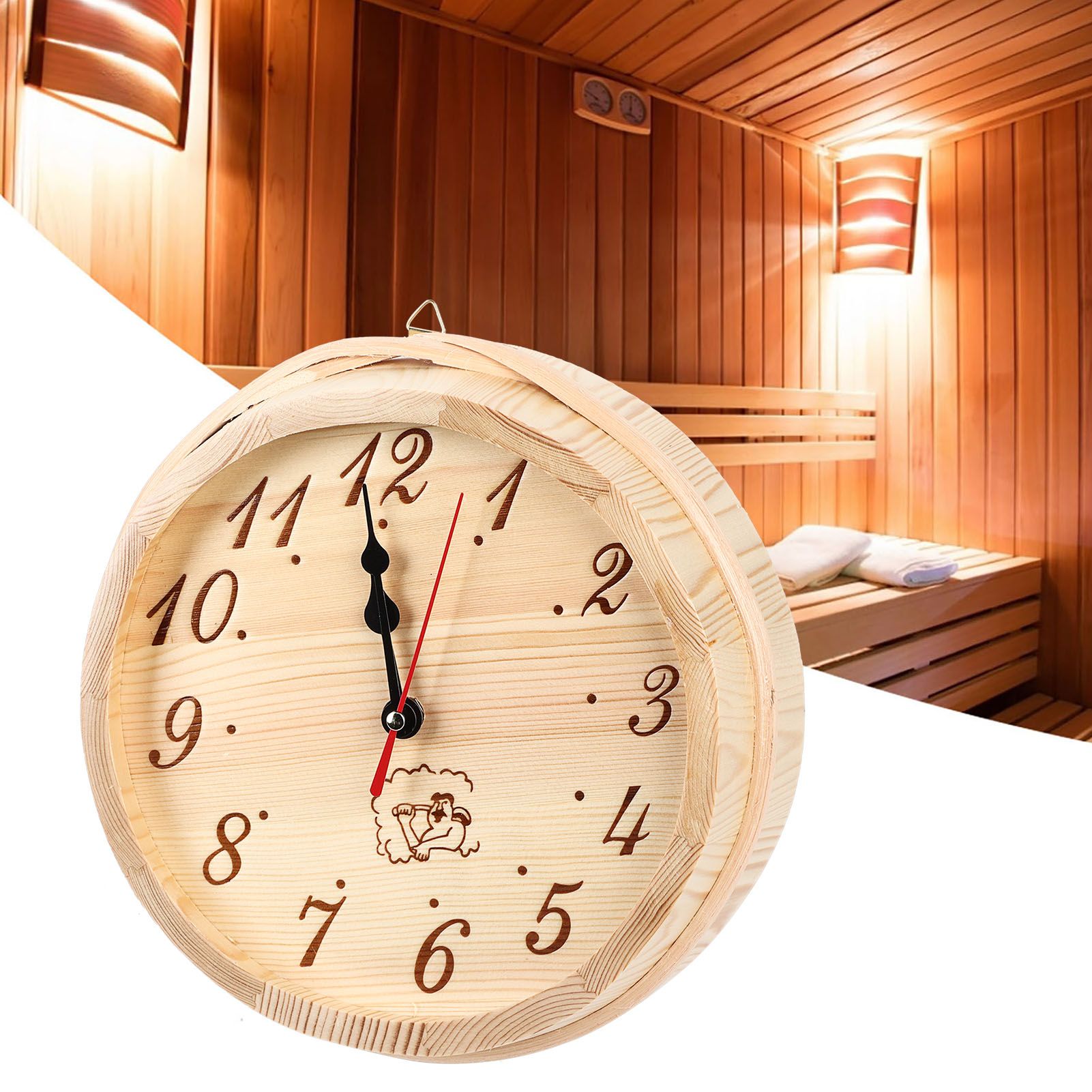 Simple Sauna Timer Clock Accessory Wall Clock Home Decor view 11