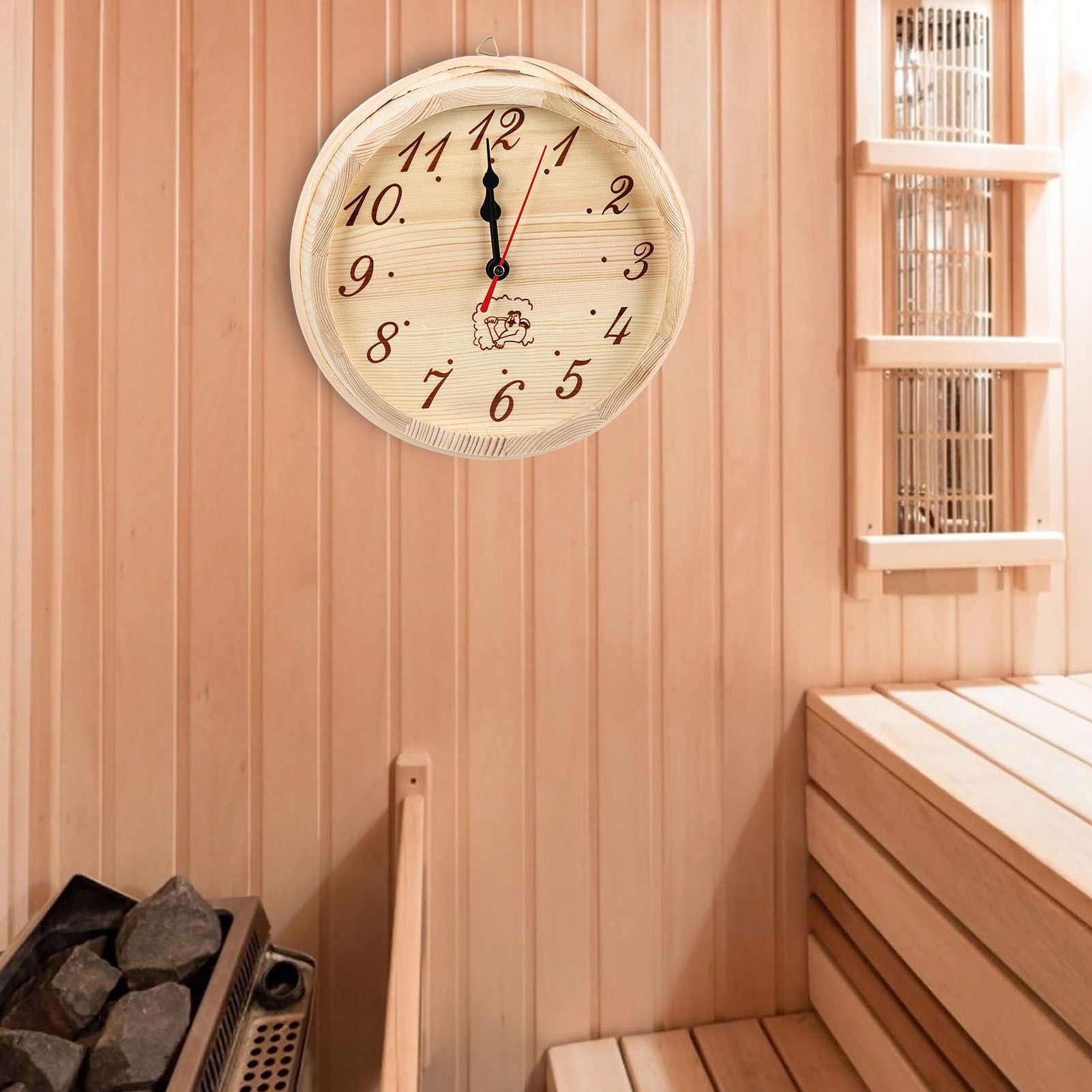 Simple Sauna Timer Clock Accessory Wall Clock Home Decor view 12