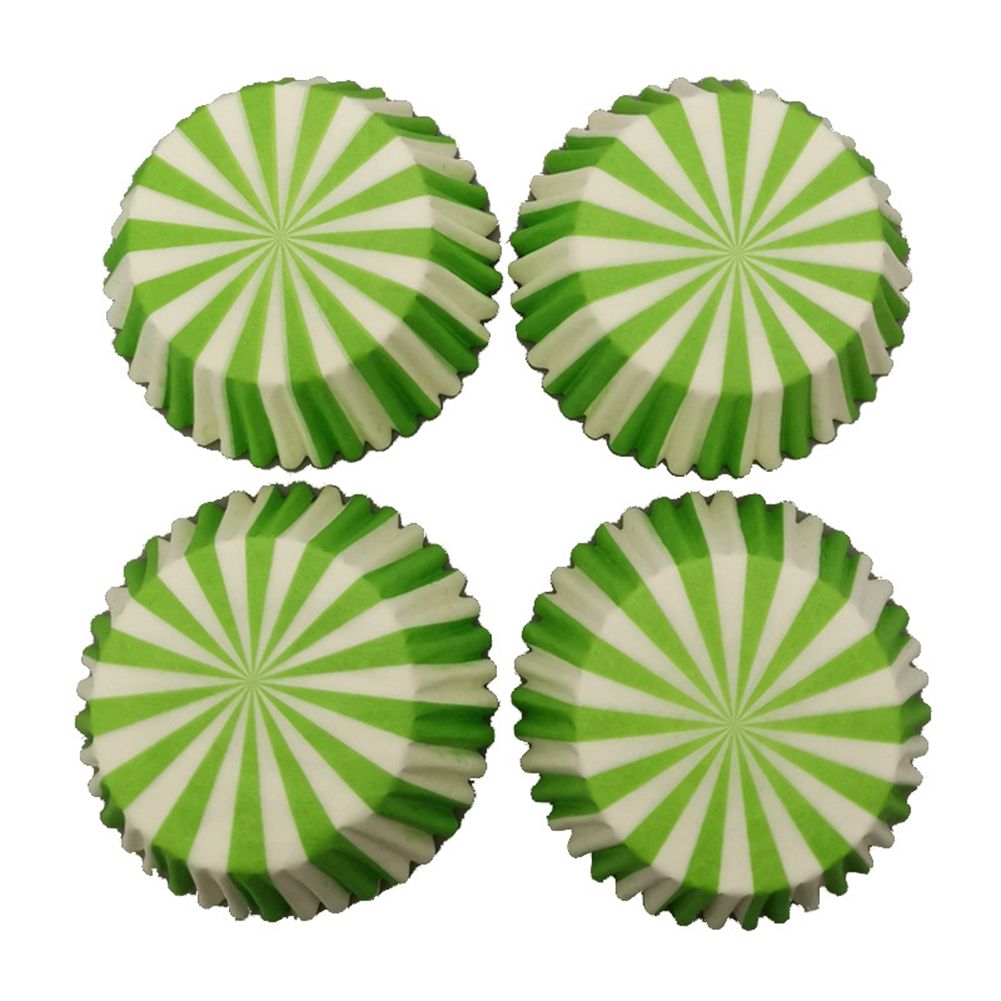 100Pcs Mini Printing Cupcake Liners Heat resistant Muffin Paper Cups Oil Proof view 2