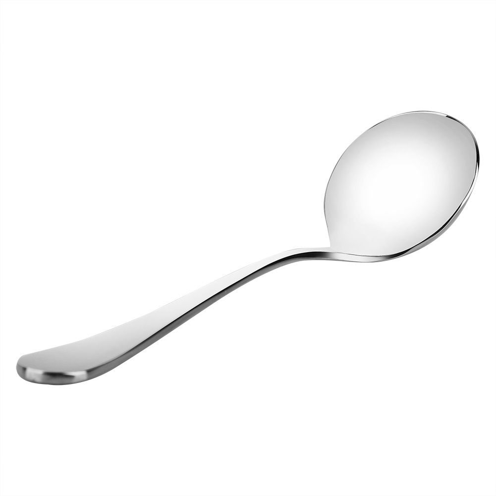 Stainless Steel Long Handle Coffee Tea Rice Spoon Dinner Tableware Teaspoon view 2