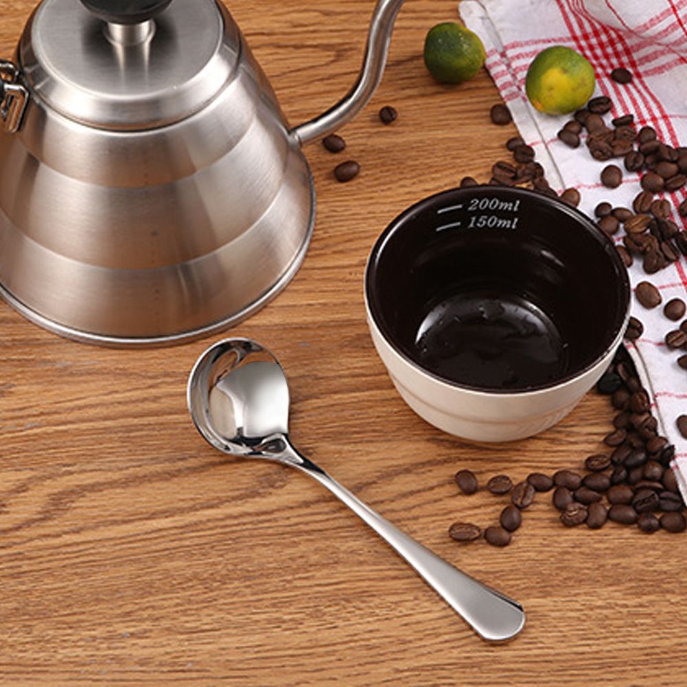 Stainless Steel Long Handle Coffee Tea Rice Spoon Dinner Tableware Teaspoon view 4