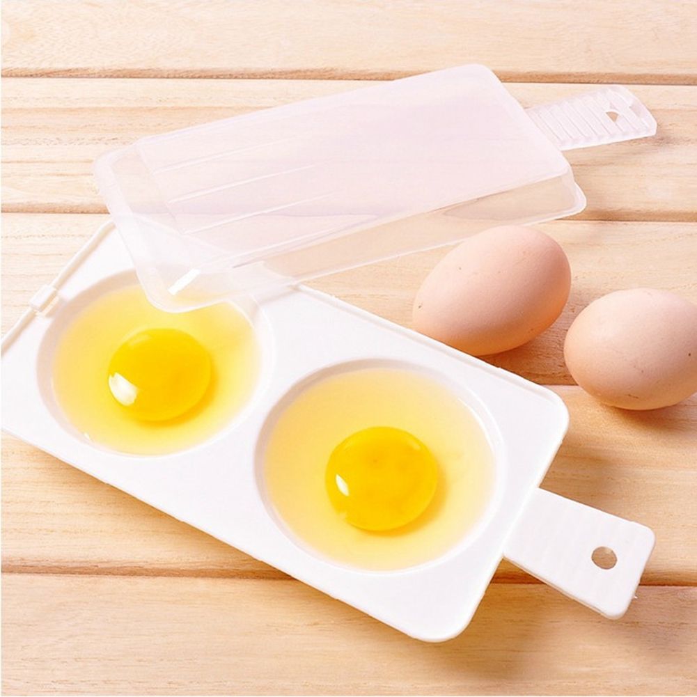 Plastic Microwave Double Egg Poacher