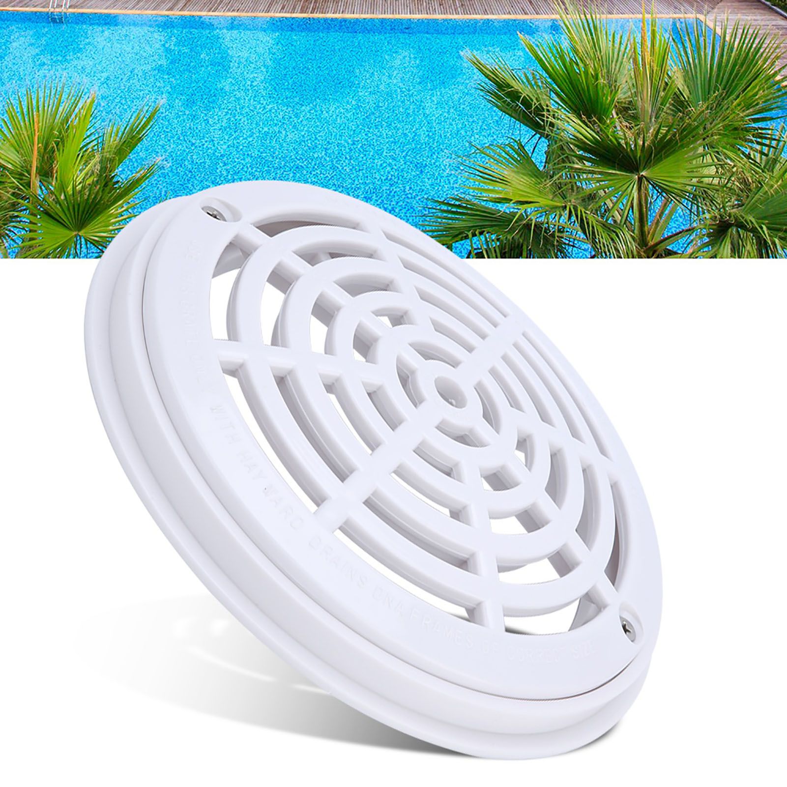 1Pc Round Main Drain Cover for Swimming Pool Replacement Pipe Fittings view 4