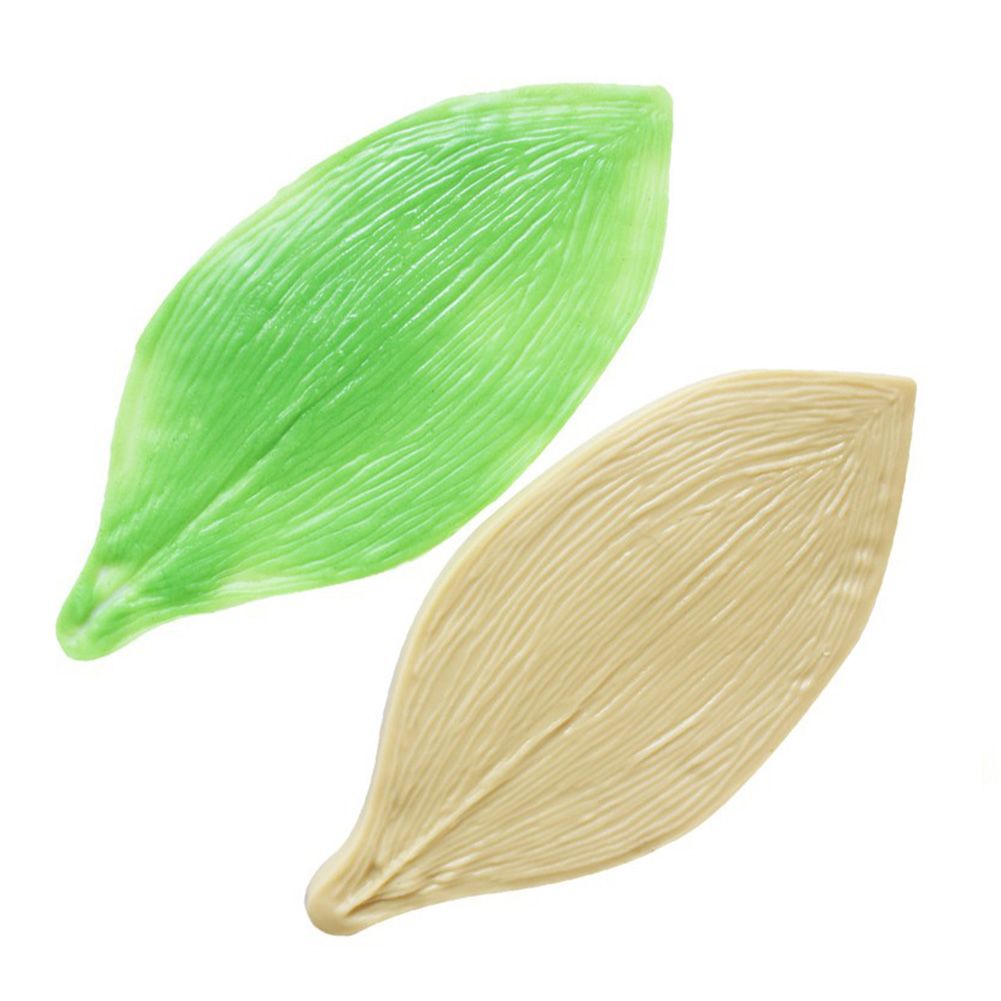 5Pcs 3D Leaf Biscuit Cookies Cutters Molds Silicone Bakery Decorating Tool