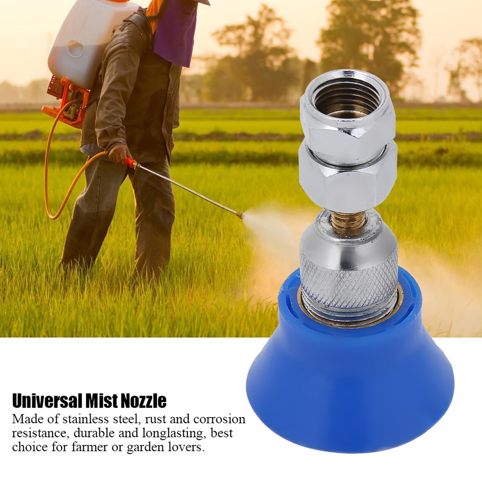 Universal Flexible Mist Nozzle High Pressure Agricultural Atomizing Sprayer view 8